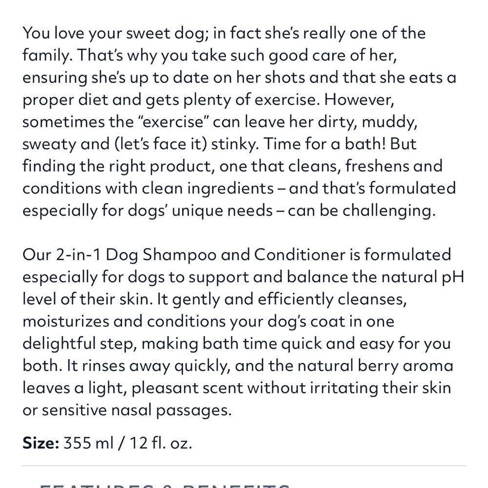 Norwex 2-in-one Dog Shampoo and Conditioner NWT - Picture 2 of 10